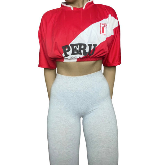 Peru Futbol Reworked Crop Top Jersey