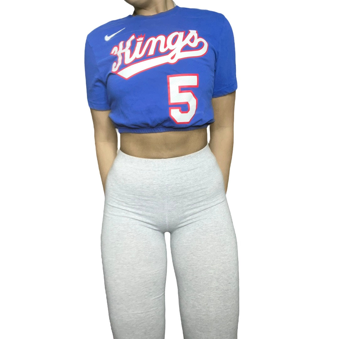 Nike x Sacramento Kings Fox #5 Reworked Crop Top