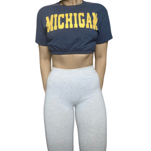 University of Michigan Reworked Crop Top