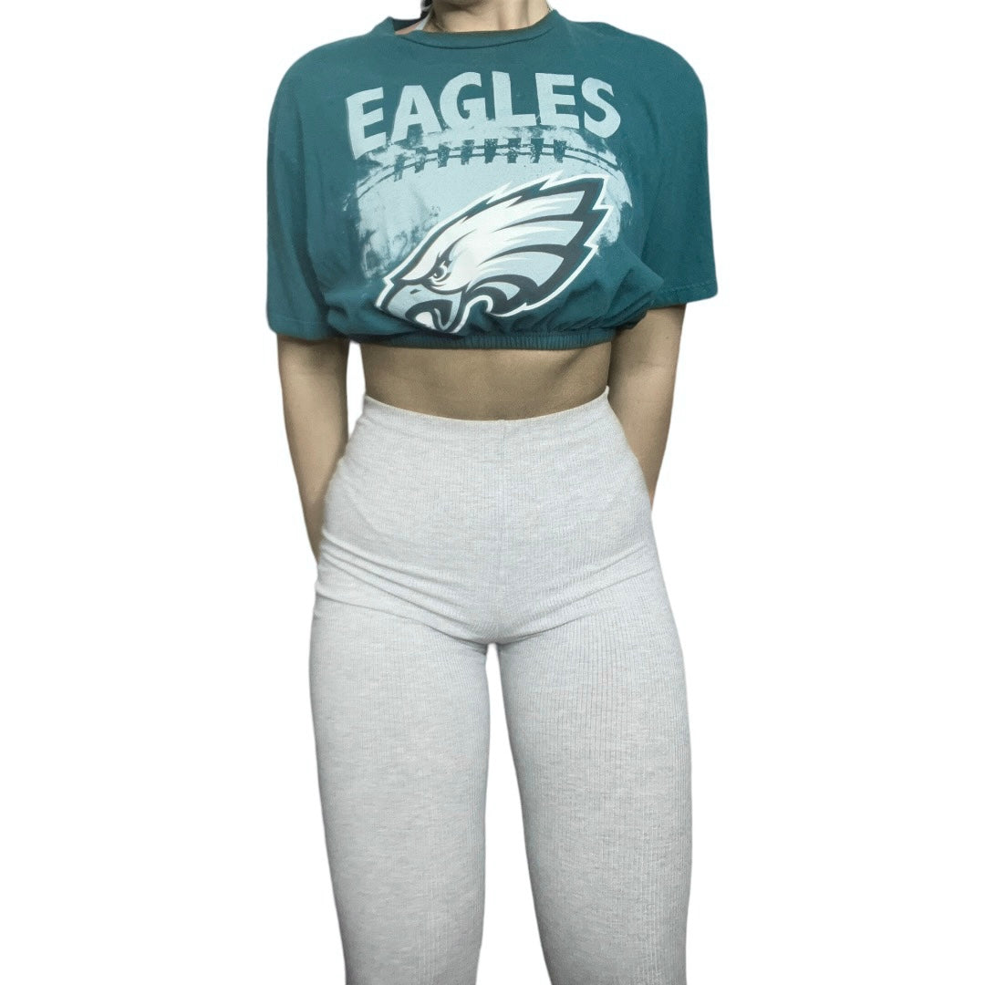 Philadelphia Eagles Reworked Crop Top