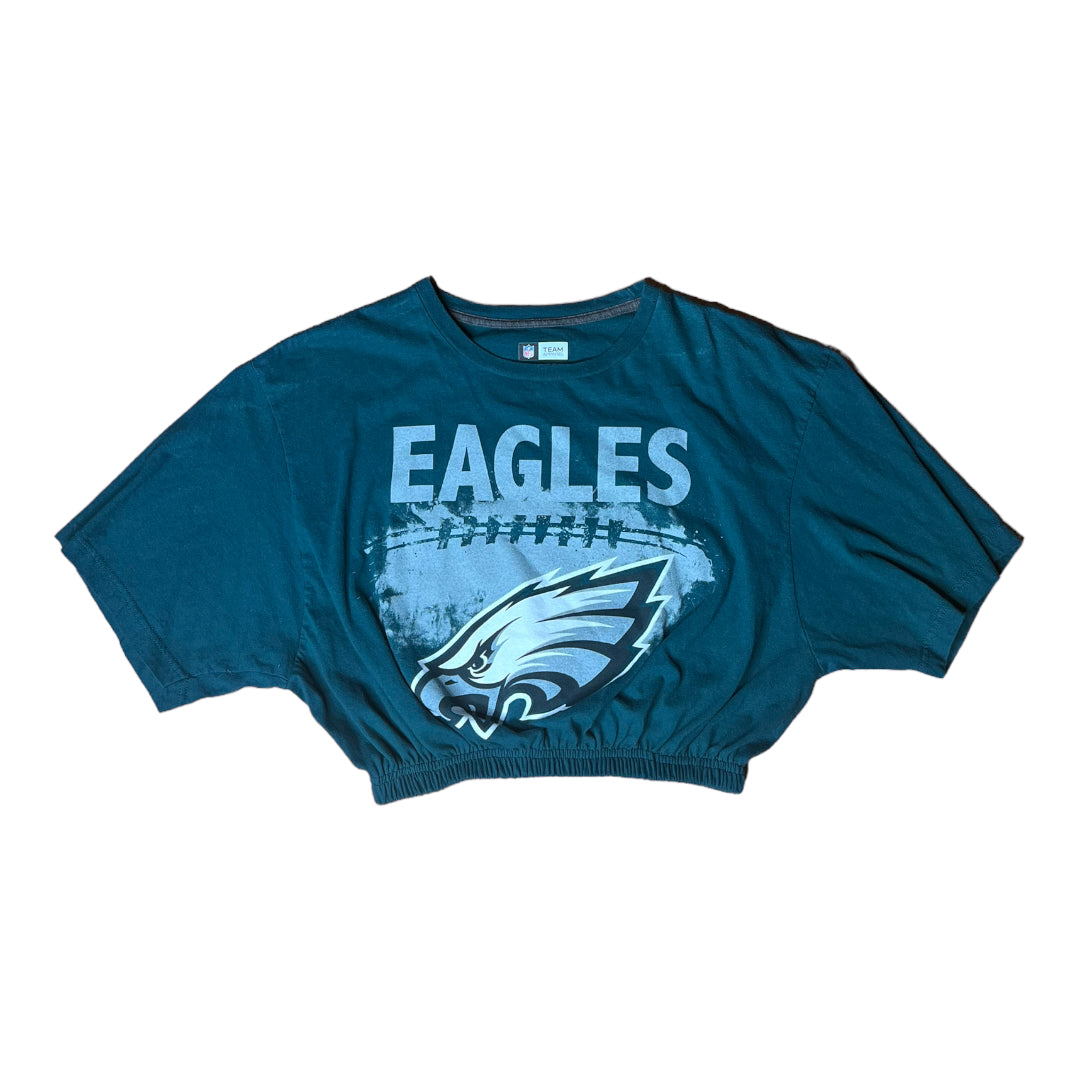 Philadelphia Eagles Reworked Crop Top