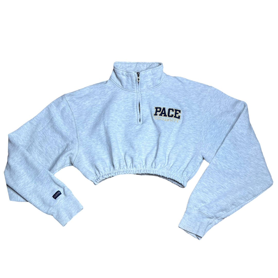 Pace University Reworked Crop Sweatshirt