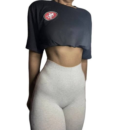 San Francisco 49ers Reworked Crop Top