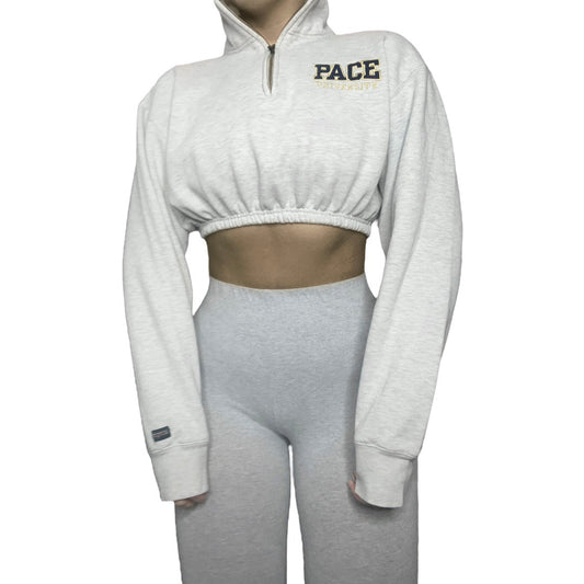 Pace University Reworked Crop Sweatshirt