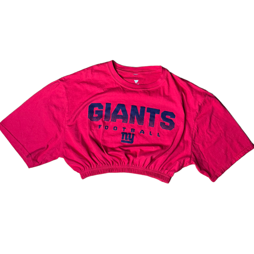 New York Giants Reworked Crop Top