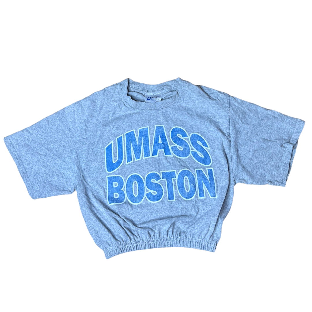 Umass Boston Reworked Crop Top