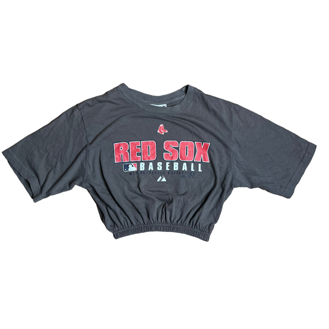 Boston Red Sox Reworked Crop Top