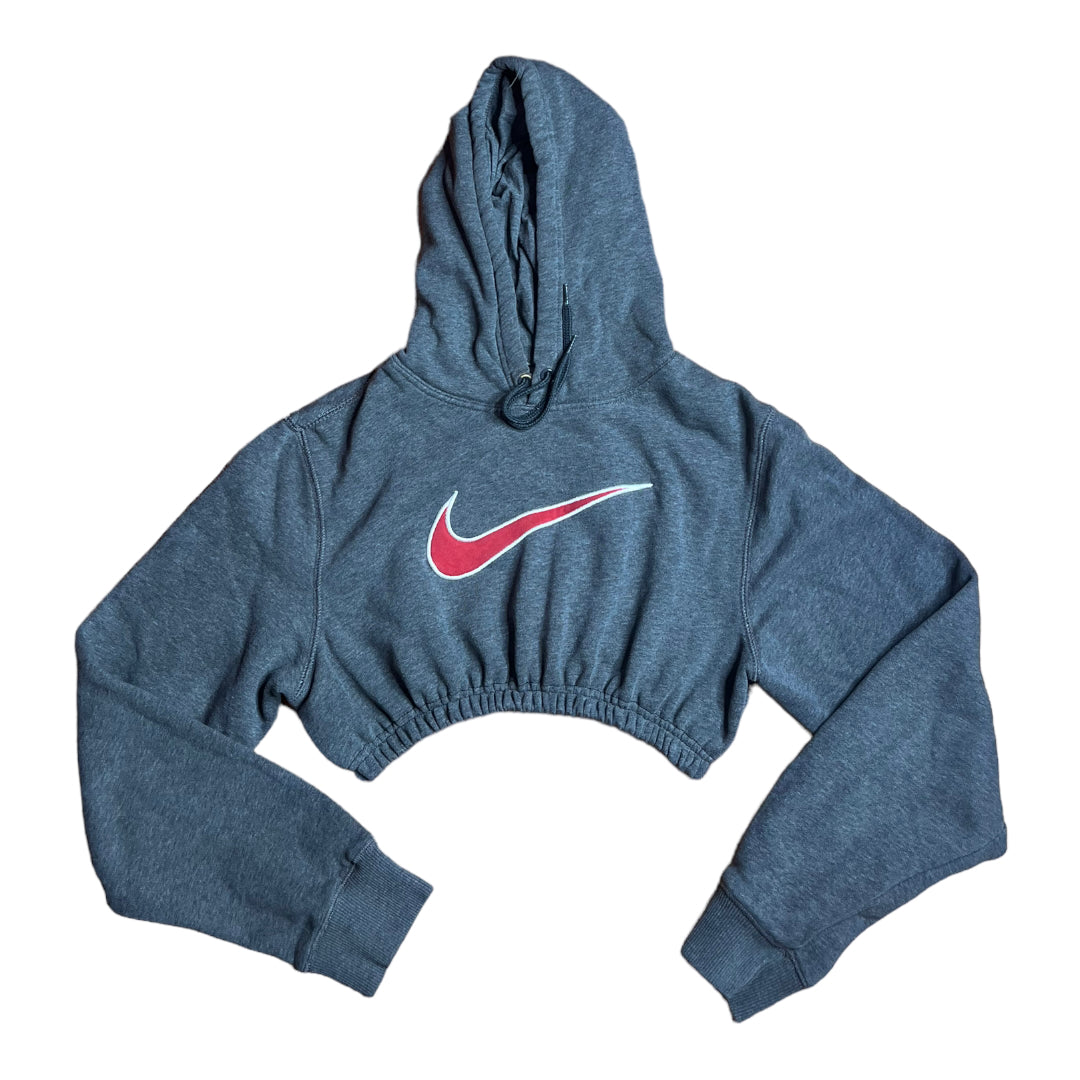 Nike Reworked Crop Hoodie Sweatshirt