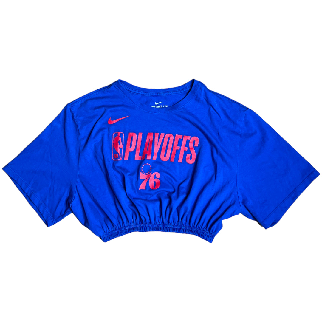 76ers Nike Reworked Crop Top