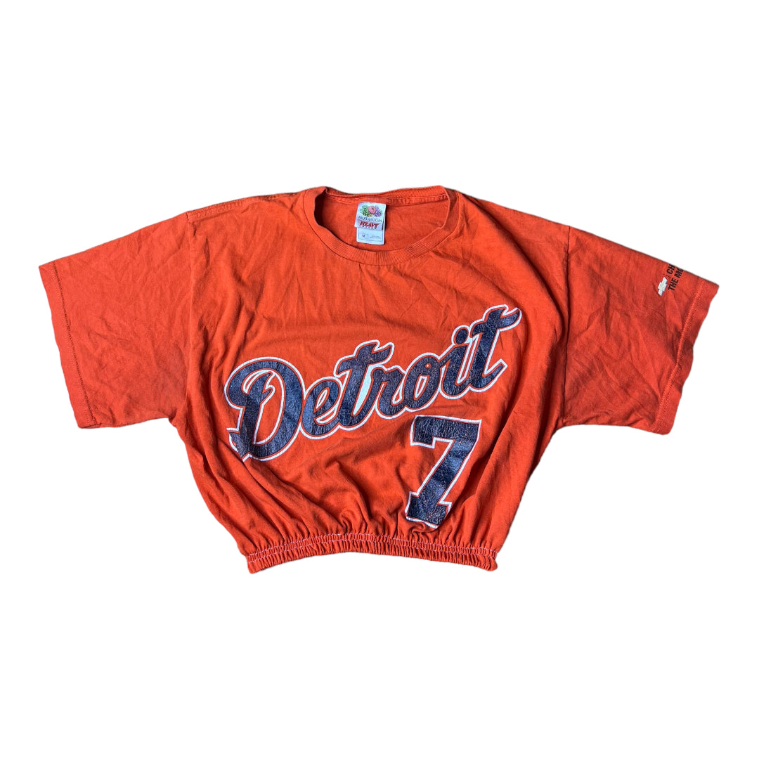 Detroit Tigers Reworked Crop Top