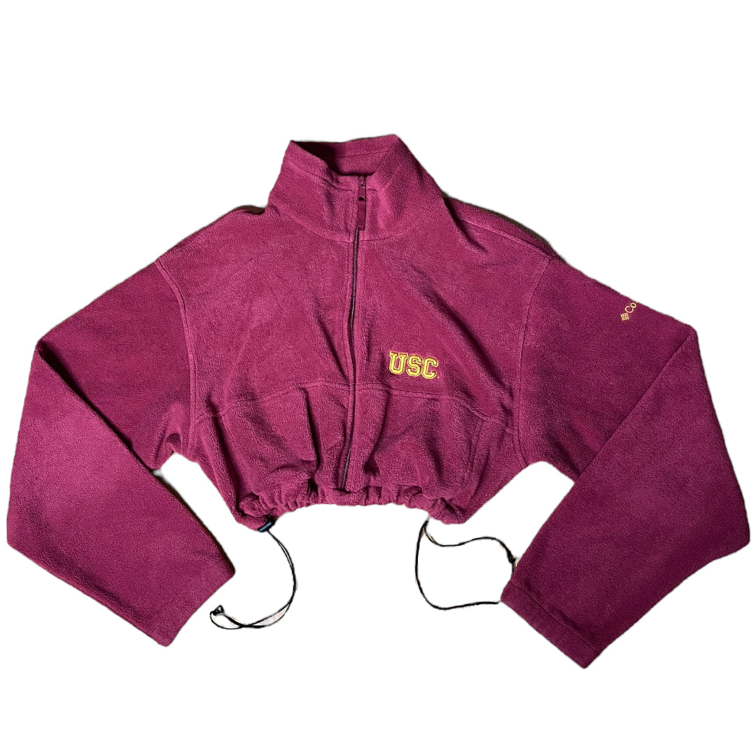 USC Reworked Crop Zip Up