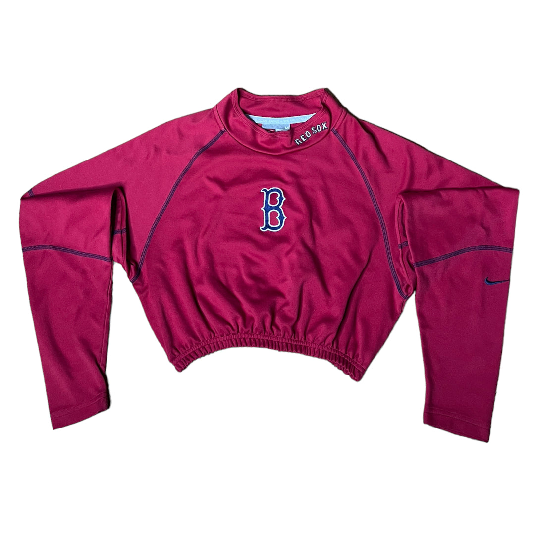 Boston Red Sox x Nike Reworked Longsleeve Crop Top