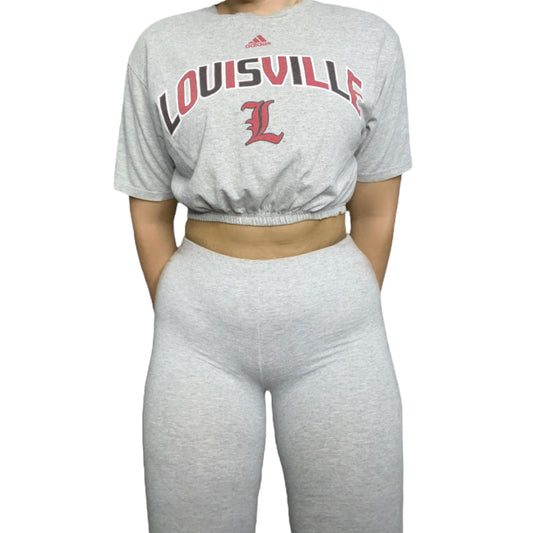 University of Louisville Reworked Crop Top