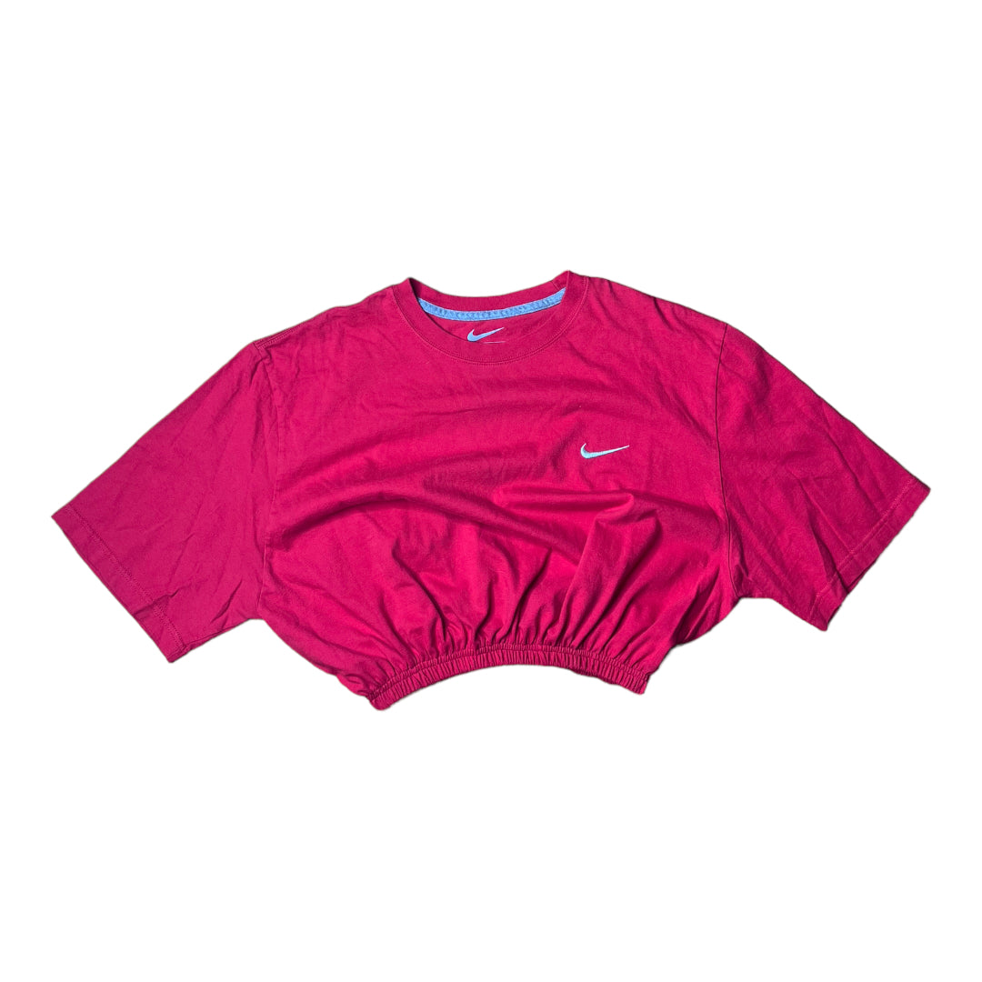 Nike Reworked Red Crop Top