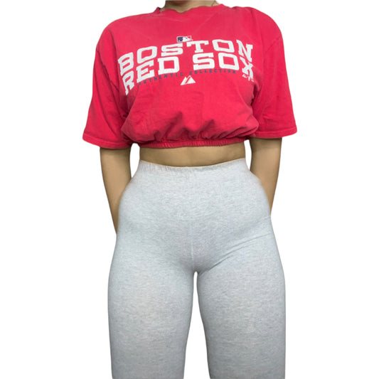 Red Sox Reworked Crop Top