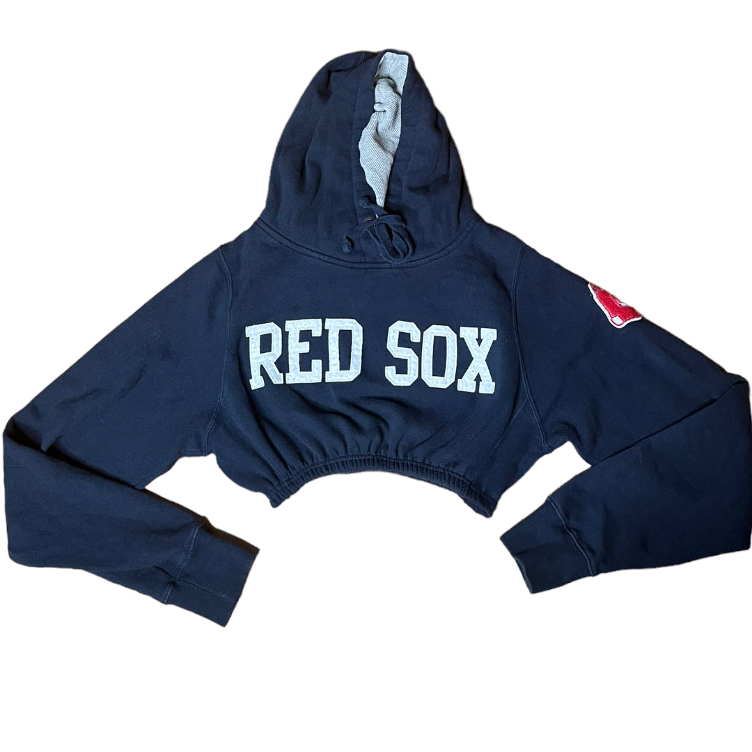 Boston Red Sox Reworked Crop Hoodie