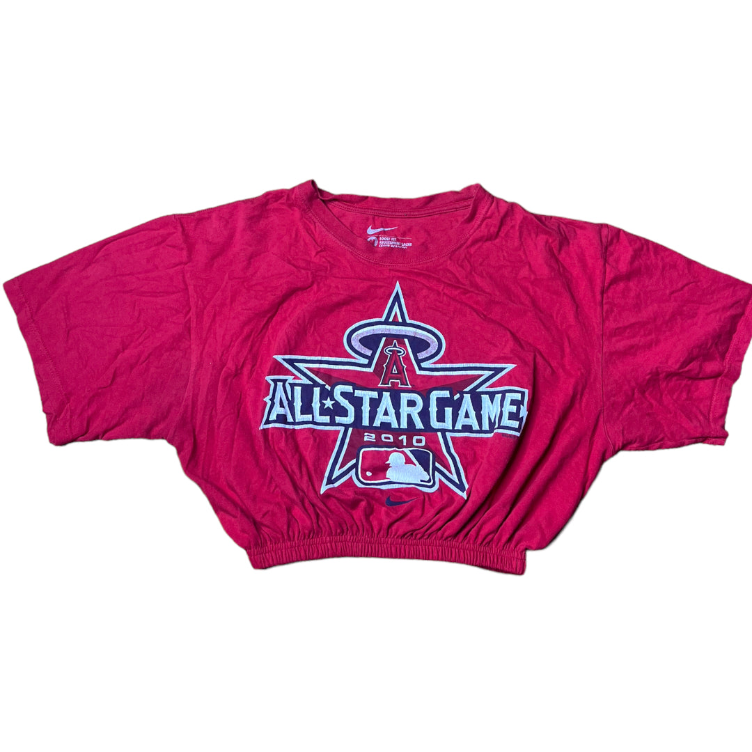 Los Angeles Angels Reworked Crop Top