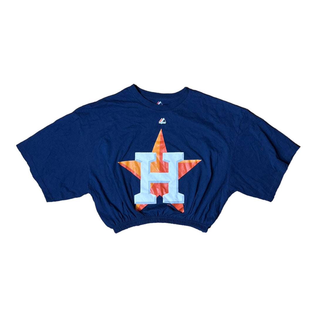 Houston Texas Astros Reworked Crop Top