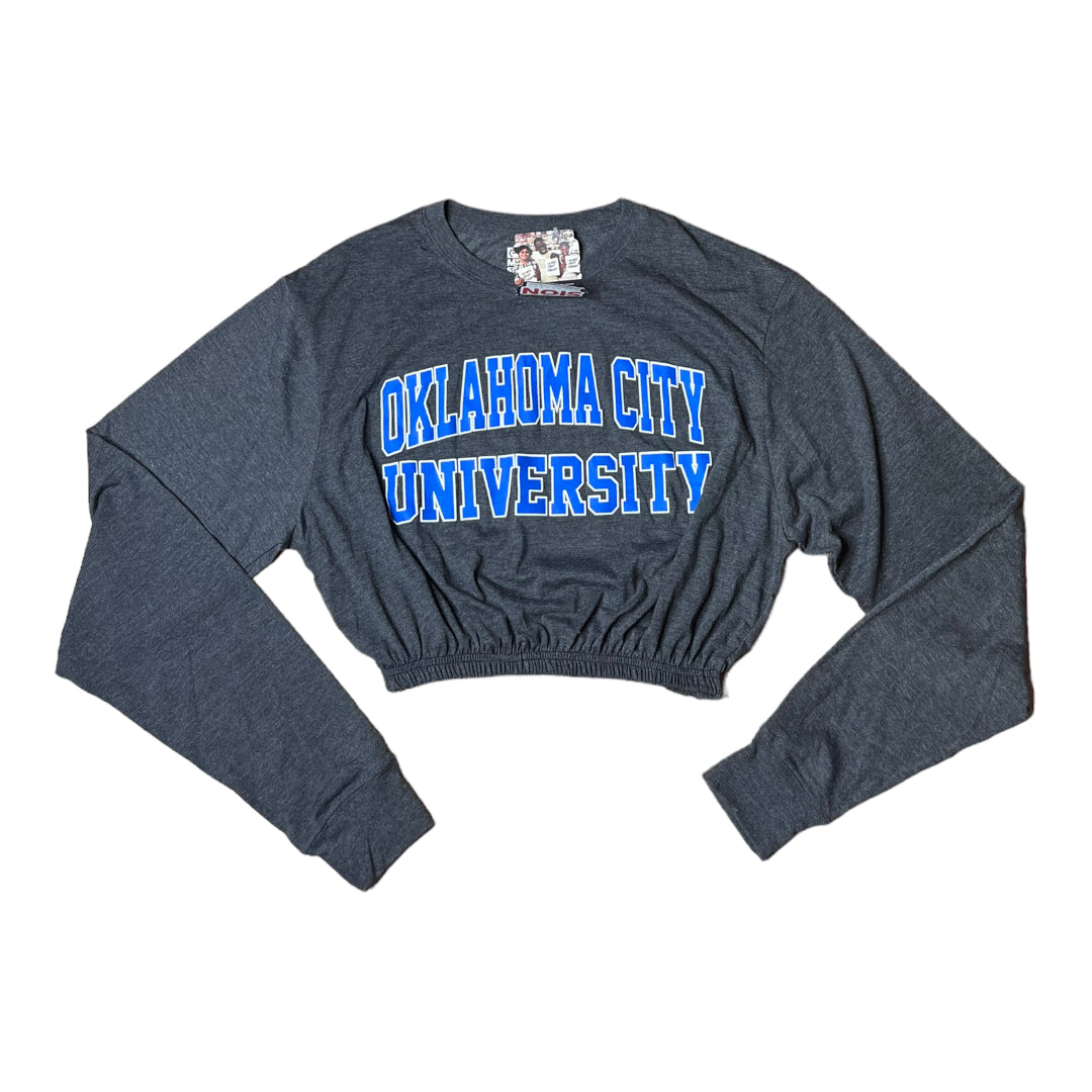 Oklahoma City University Reworked Longsleeve Crop Top