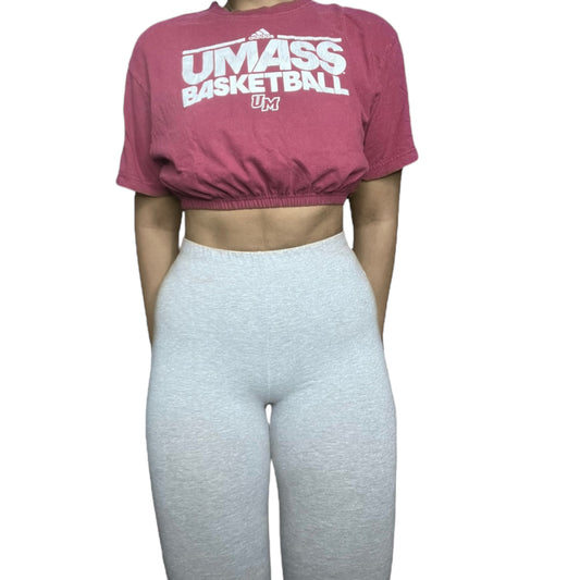 Umass Amherst Reworked Crop Top