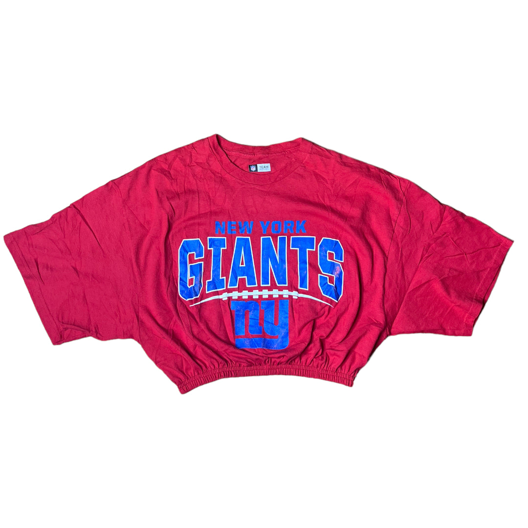 New York Giants Reworked Crop Top