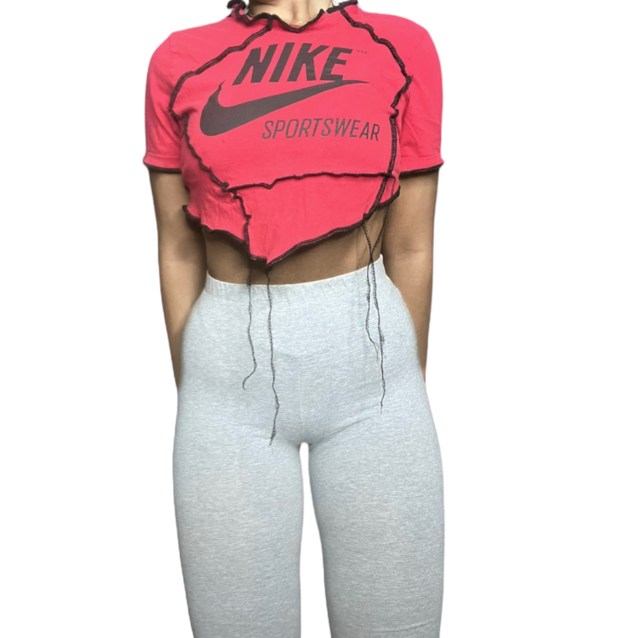 Nike Sportswear Reworked Contrast Stitch Crop Top