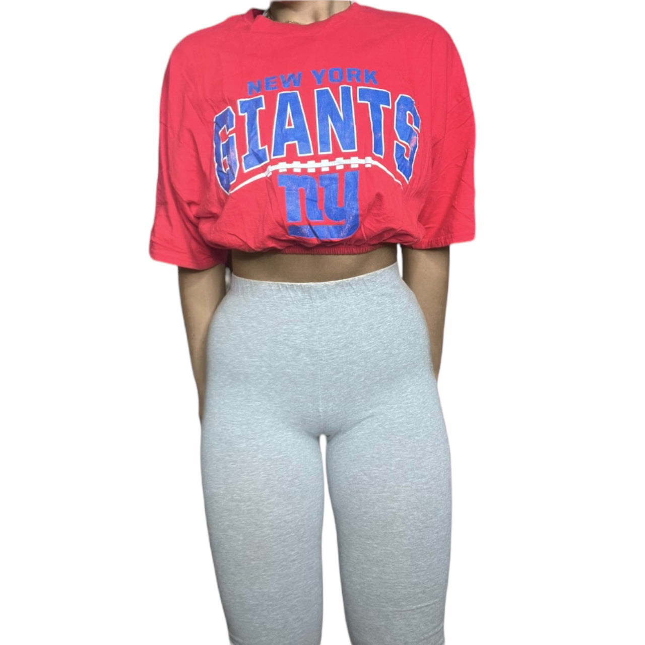 New York Giants Reworked Crop Top