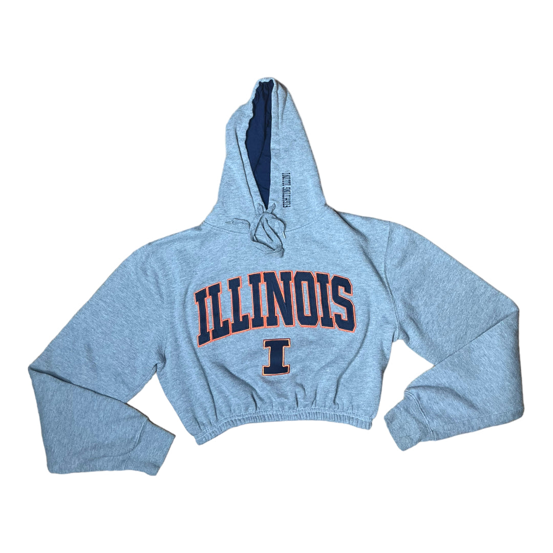 University of Illinois Reworked Crop Hoodie