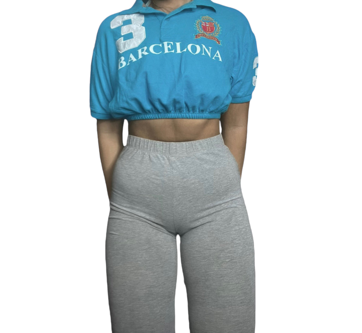 Barcelona Reworked Crop Top