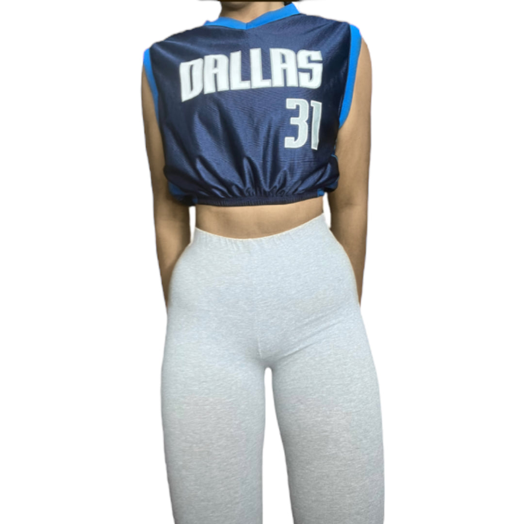 Dallas Mavericks Jason Terry #31 Reworked Crop Jersey