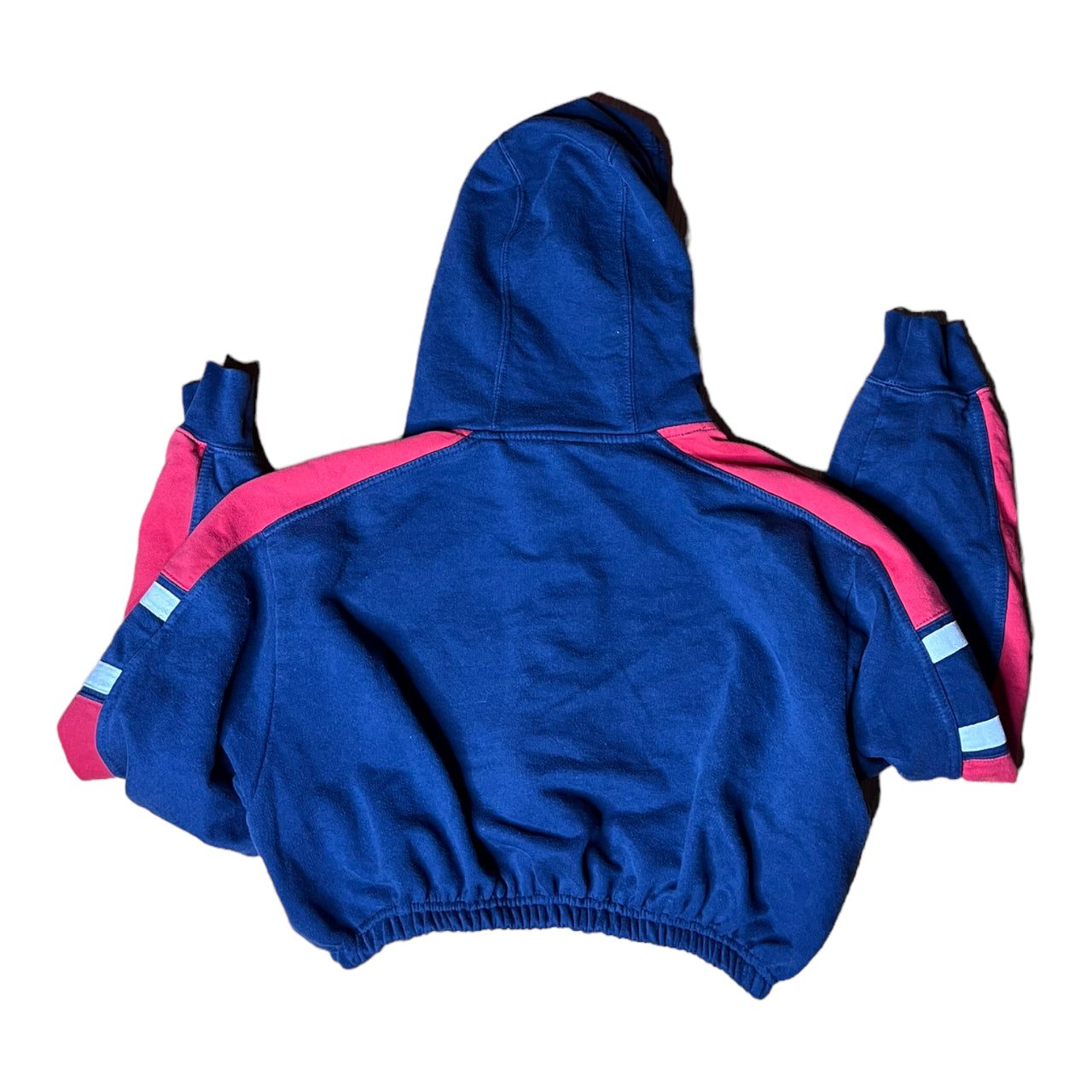 New England Patriots Reworked Crop Hoodie