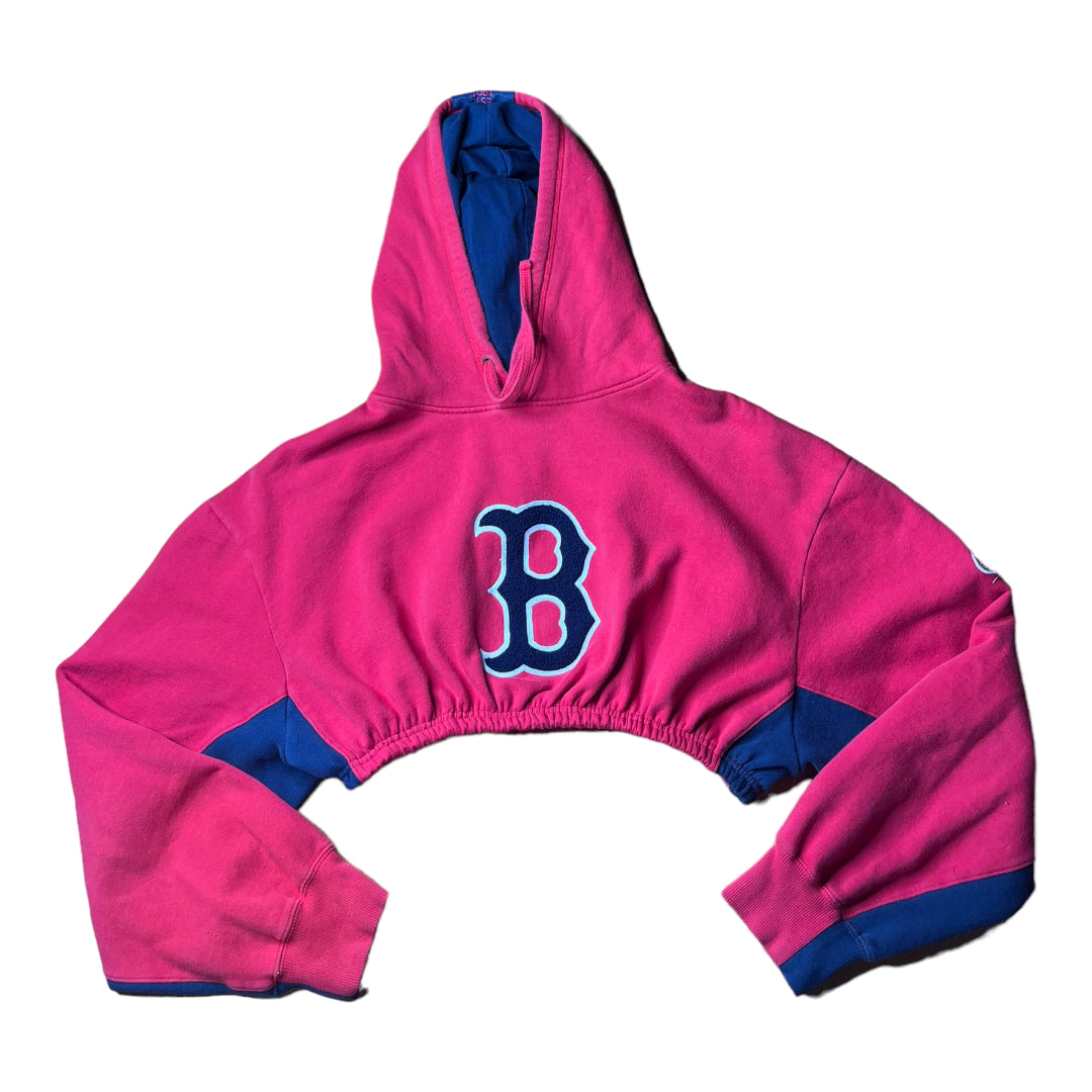 Boston Red Sox Reworked Crop Hoodie