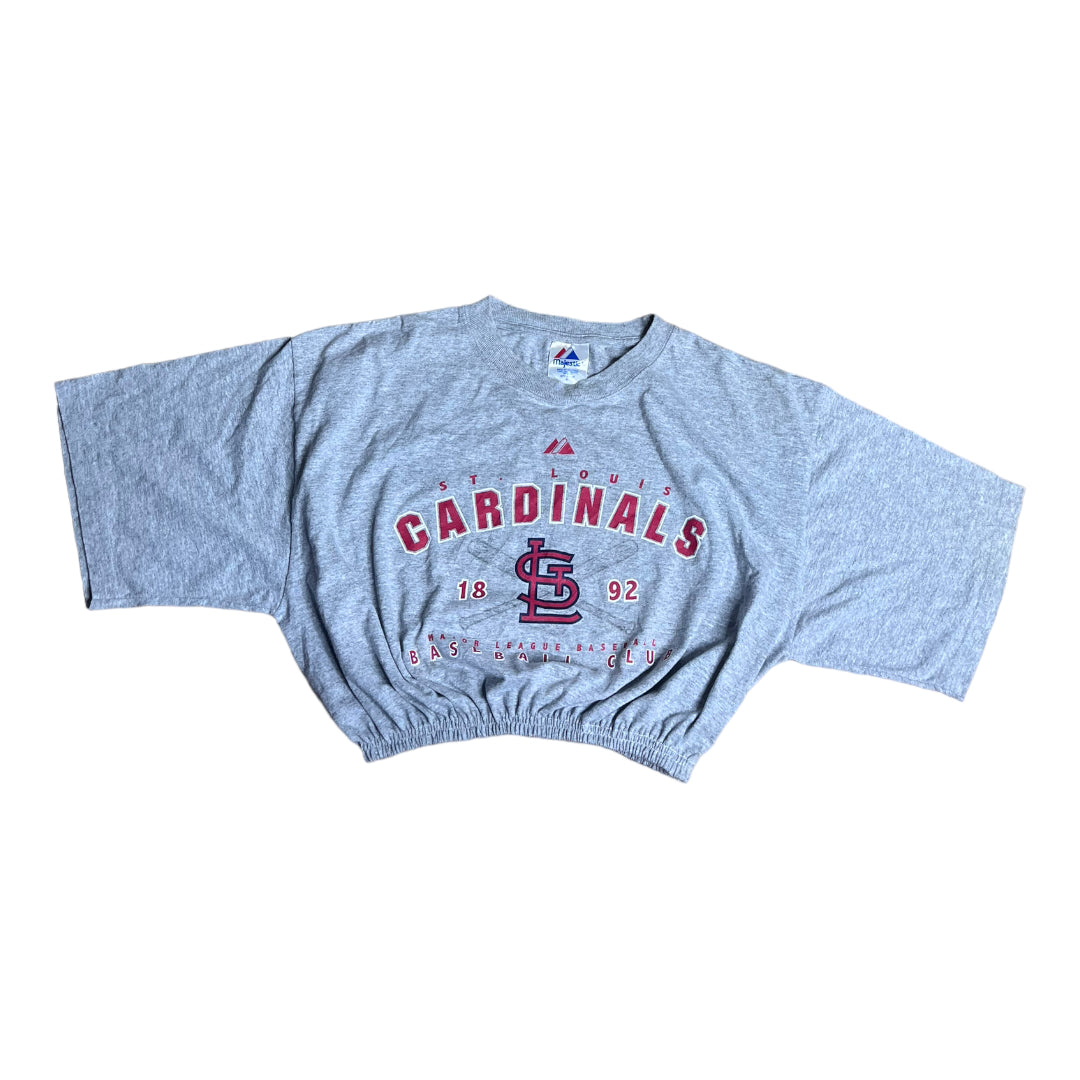 St. louis Cardinals Reworked Crop Top