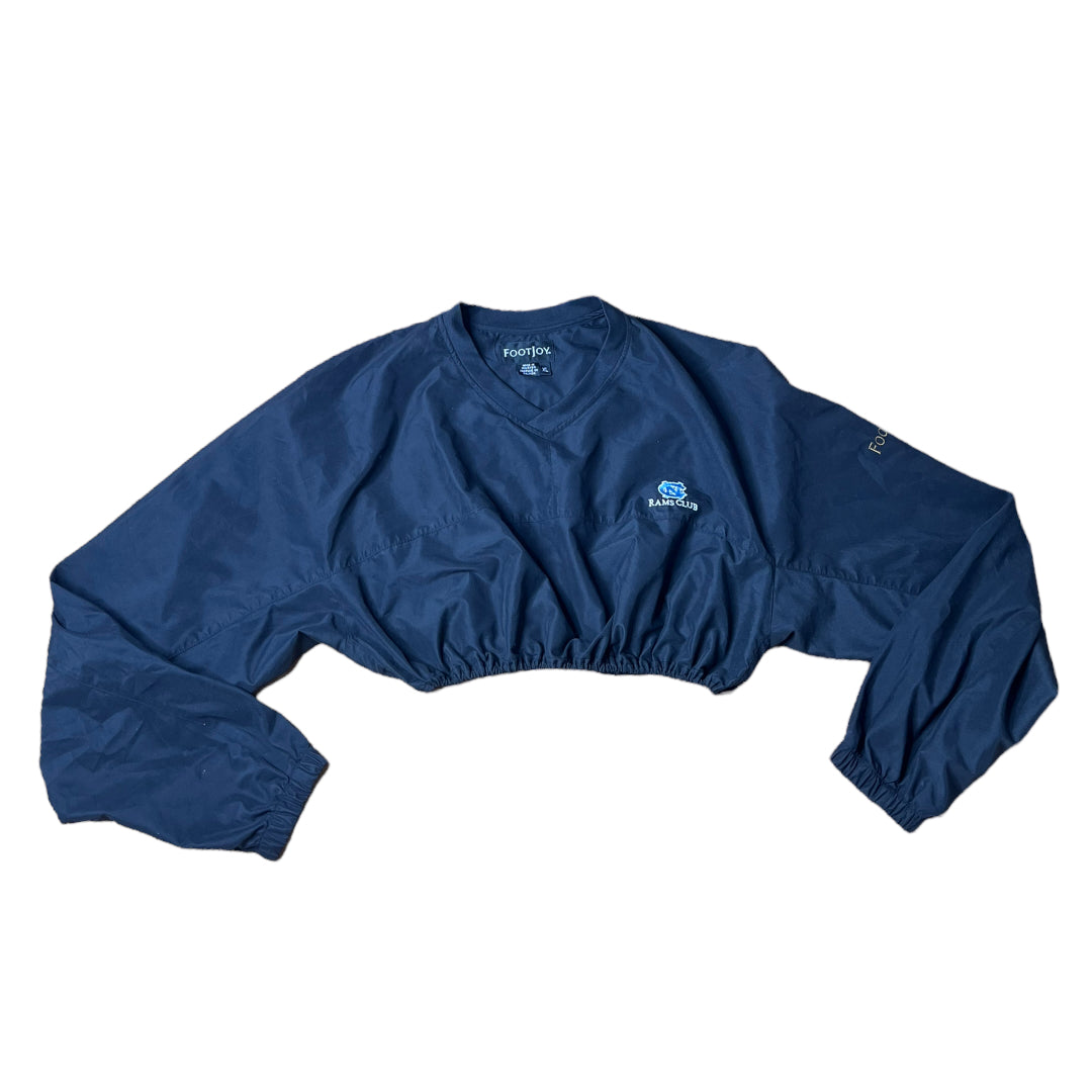 University of North Carolina Reworked Crop Crewneck Winbreaker