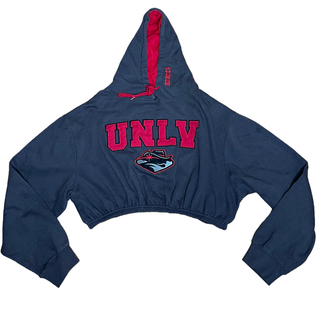 UNLV Reworked Crop Hoodie