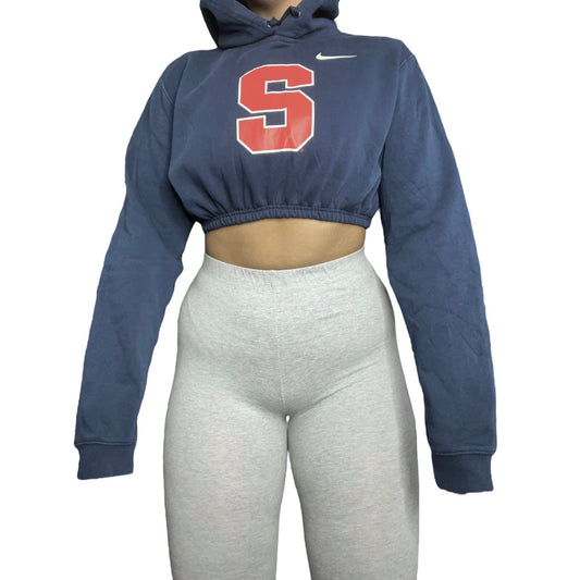 Syracuse University Reworked Crop Hoodie