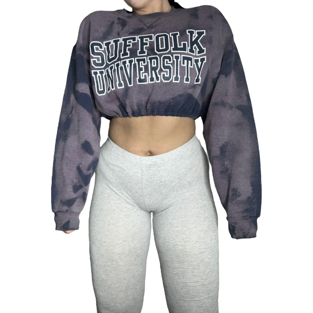 Suffolk University Reworked Crop Crewneck