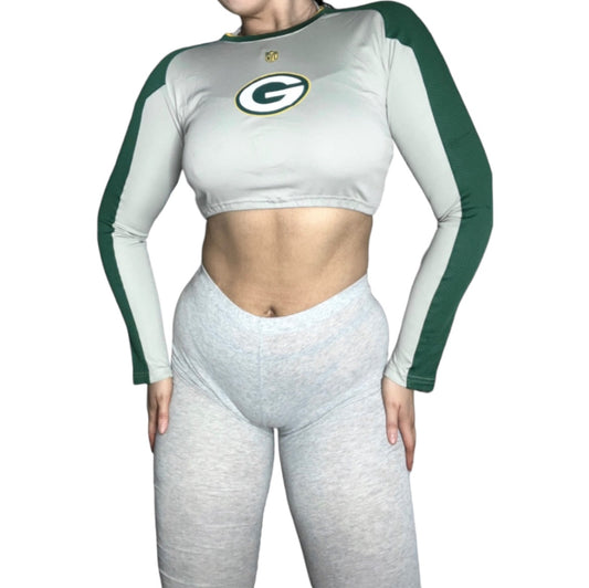 Green Bay Packers Reworked Crop Top