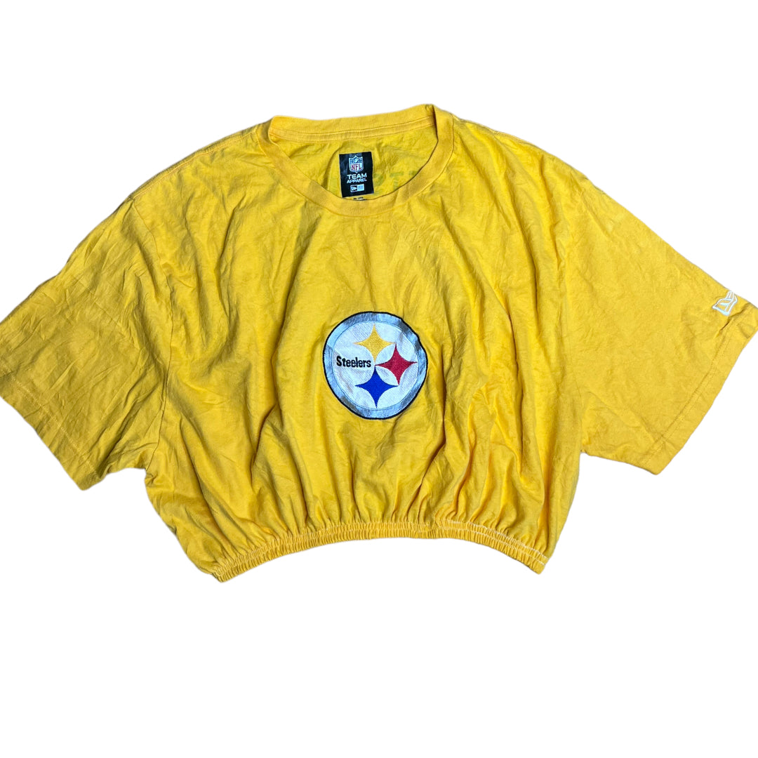 Pittsburg Steelers Reworked Custom Crop Top