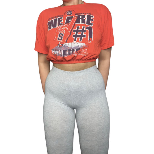 Syracuse University Reworked Crop Top