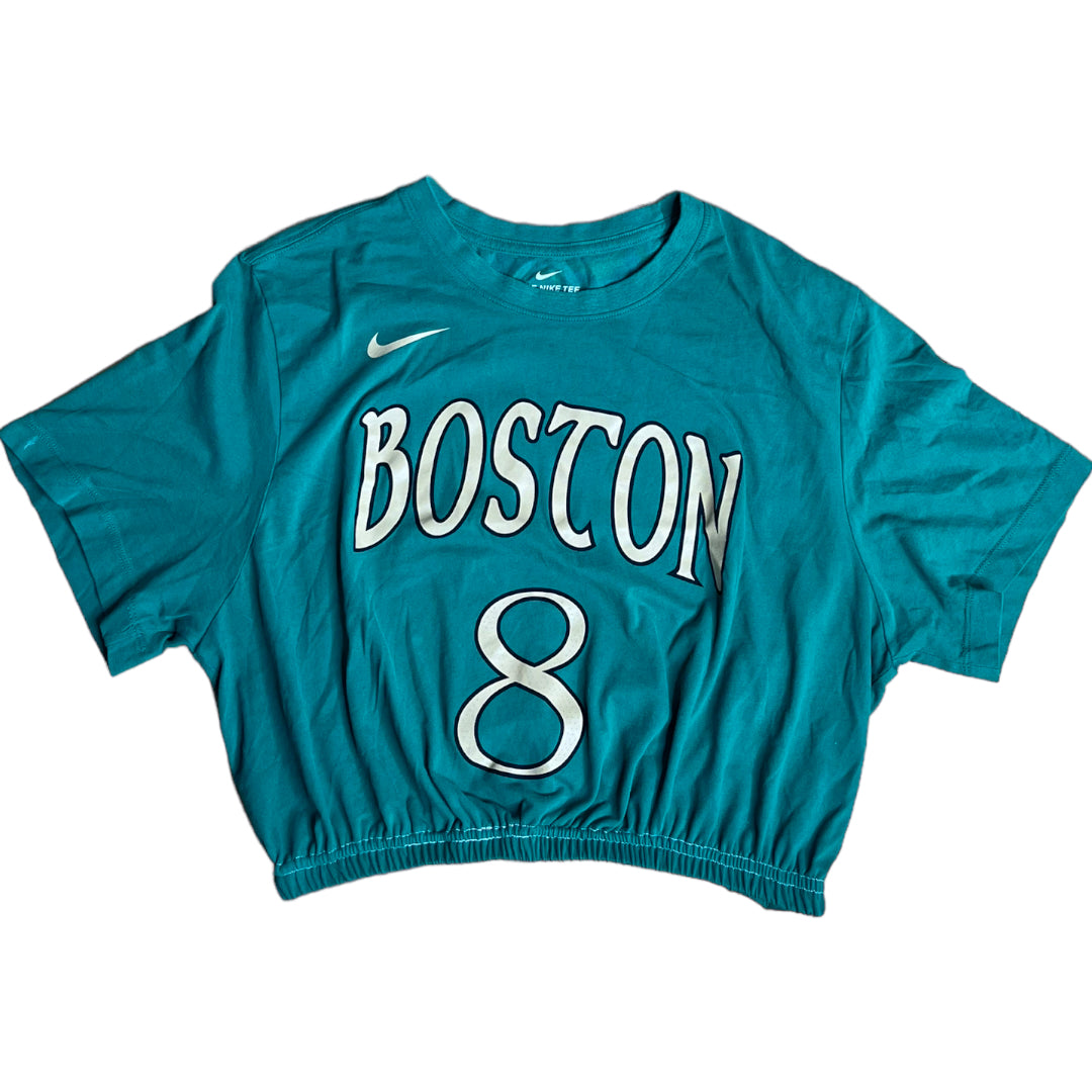 Boston Celtics Reworked Custom Crop Top