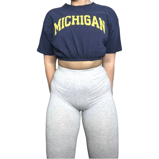 University of Michigan Reworked Crop Top