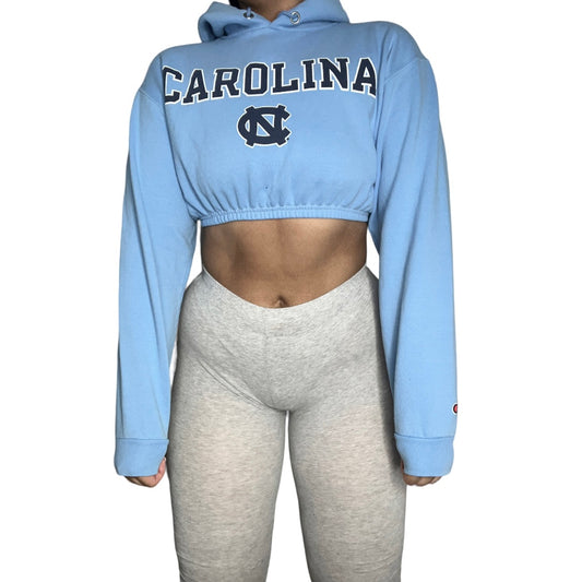 UNC Reworked Crop Hoodie