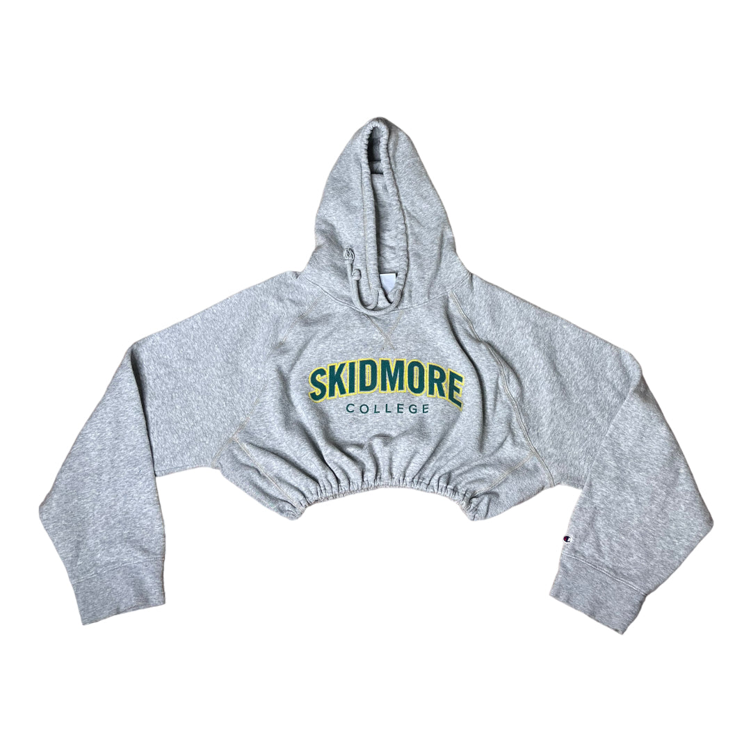 Skidmore College Reworked Crop Hoodie