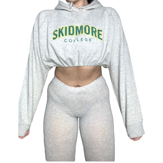 Skidmore College Reworked Crop Hoodie