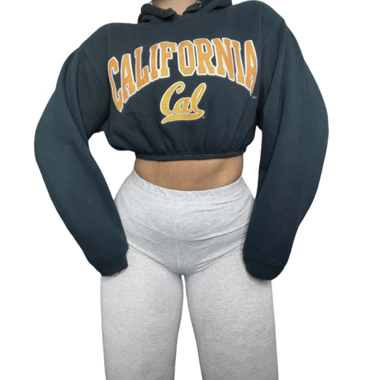 Cal Bears Reworked Crop Hoodie