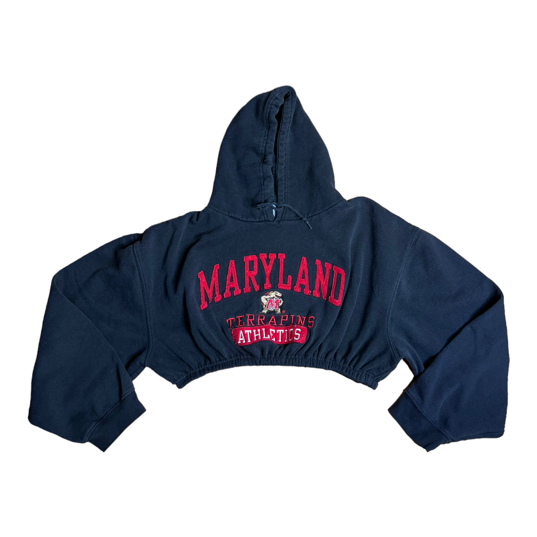 University of Maryland Reworked Crop Hoodie