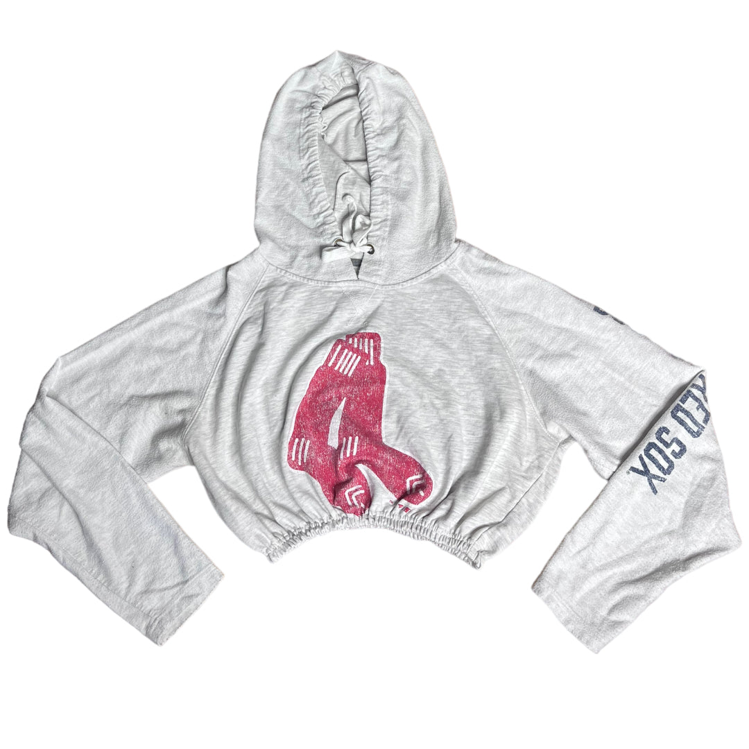 Boston Red Sox Reworked Cropped Hoodie