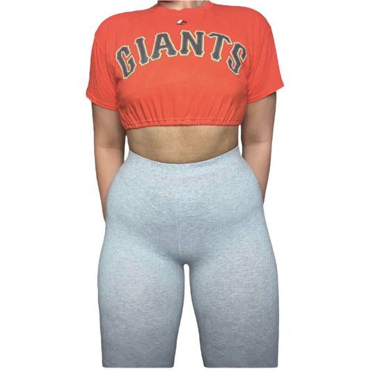 San Francisco Giants Reworked Crop Top