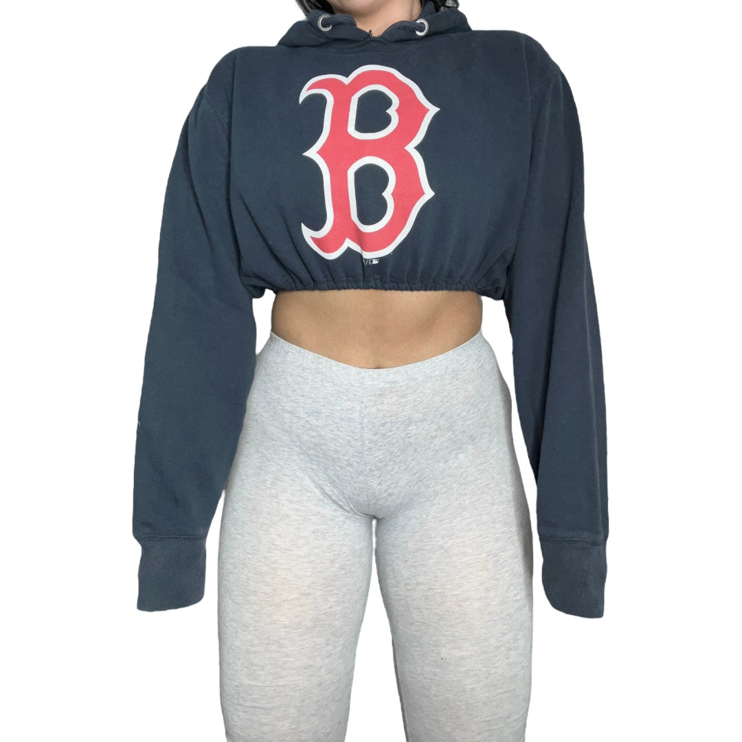 Boston Red Sox Reworked Crop Hoodie